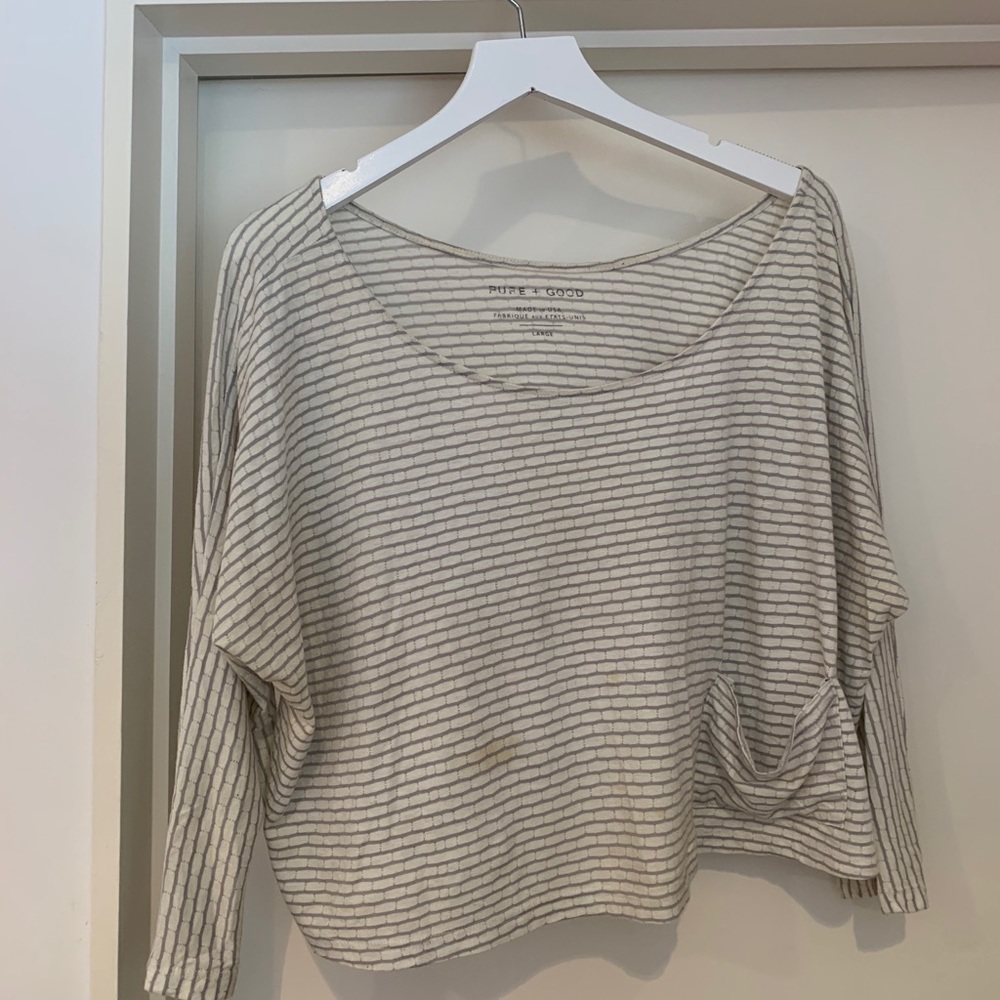 Anthropologie Pure + Good Crop Top